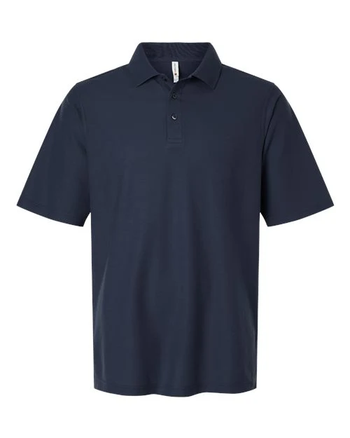 Harriton-M105-Men's Maverick CVC Pique Polo - Image 5