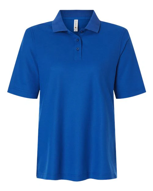 Harriton-M105W-Women's Maverick CVC Pique Polo - Image 11
