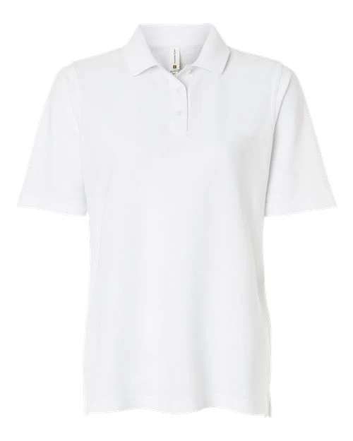 Harriton-M105W-Women's Maverick CVC Pique Polo - Image 12