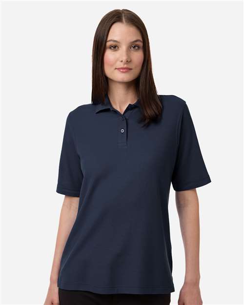 Harriton-M105W-Women's Maverick CVC Pique Polo - Image 23