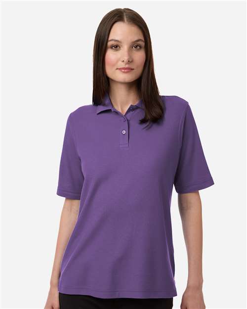 Harriton-M105W-Women's Maverick CVC Pique Polo - Image 38