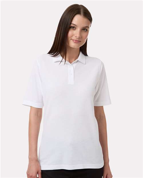 Harriton-M105W-Women's Maverick CVC Pique Polo - Image 44