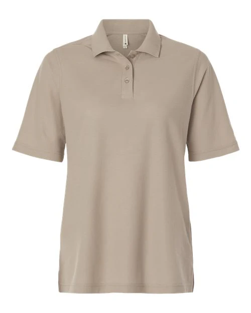Harriton-M105W-Women's Maverick CVC Pique Polo - Image 6