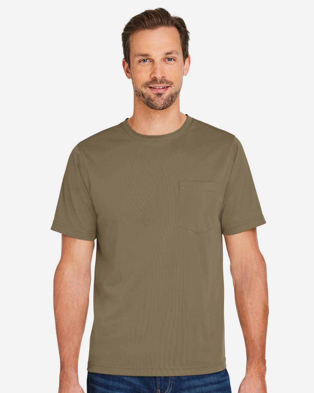 Harriton-M118-Unisex Charge Snag and Soil Protect T-Shirt - Image 11