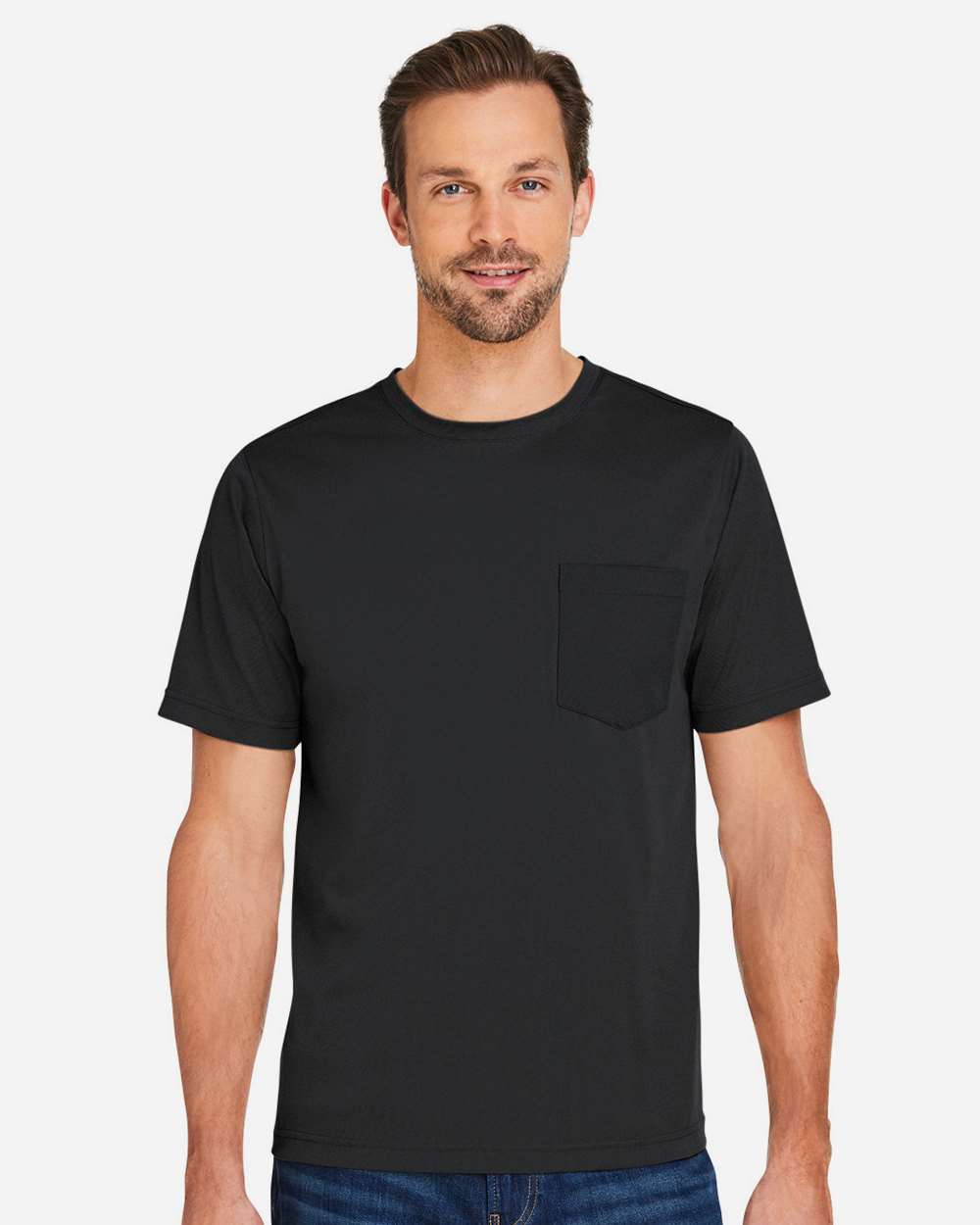 Harriton-M118-Unisex Charge Snag and Soil Protect T-Shirt - Image 4