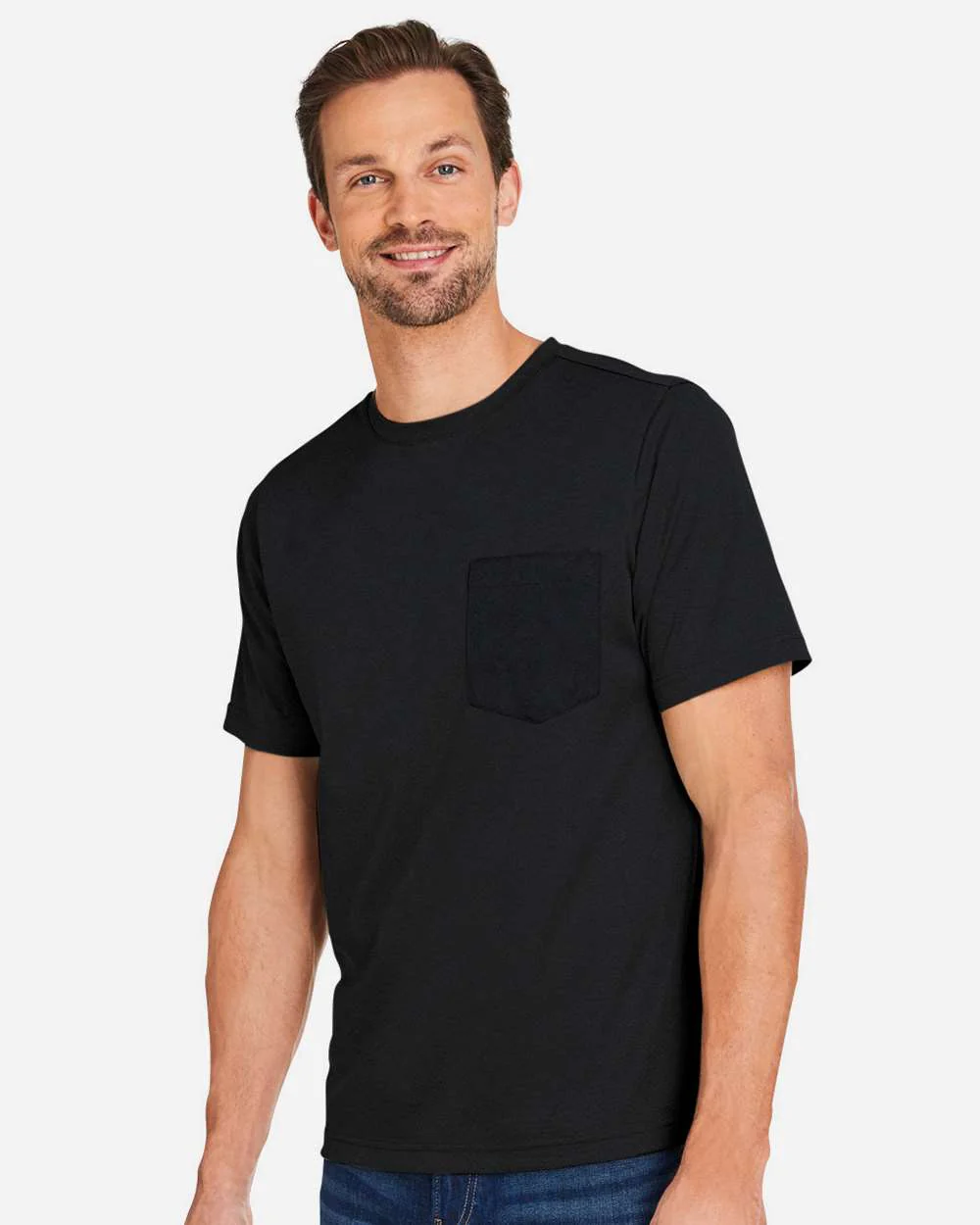 Harriton-M118-Unisex Charge Snag and Soil Protect T-Shirt - Image 5