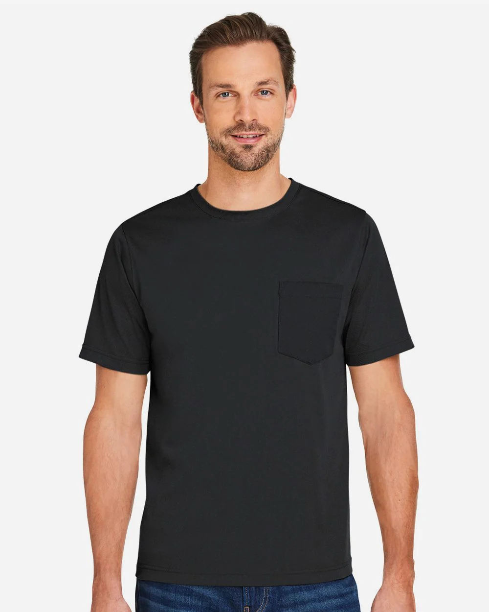 Harriton-M118-Unisex Charge Snag and Soil Protect T-Shirt - Image 7