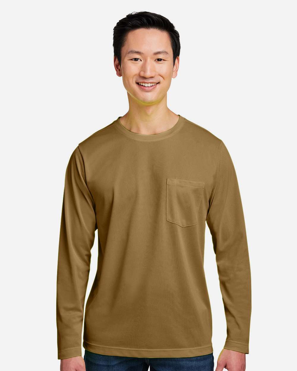 Harriton-M118L-Unisex Charge Snag and Soil Protect Long Sleeve T-Shirt - Image 11