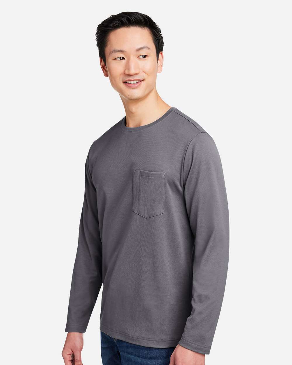 Harriton-M118L-Unisex Charge Snag and Soil Protect Long Sleeve T-Shirt - Image 18