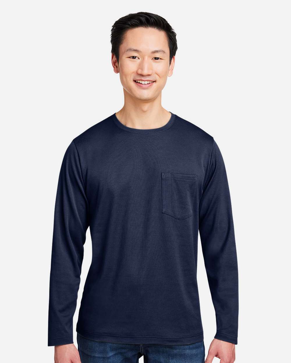 Harriton-M118L-Unisex Charge Snag and Soil Protect Long Sleeve T-Shirt - Image 23
