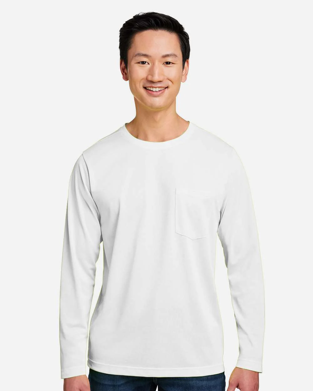 Harriton-M118L-Unisex Charge Snag and Soil Protect Long Sleeve T-Shirt - Image 35