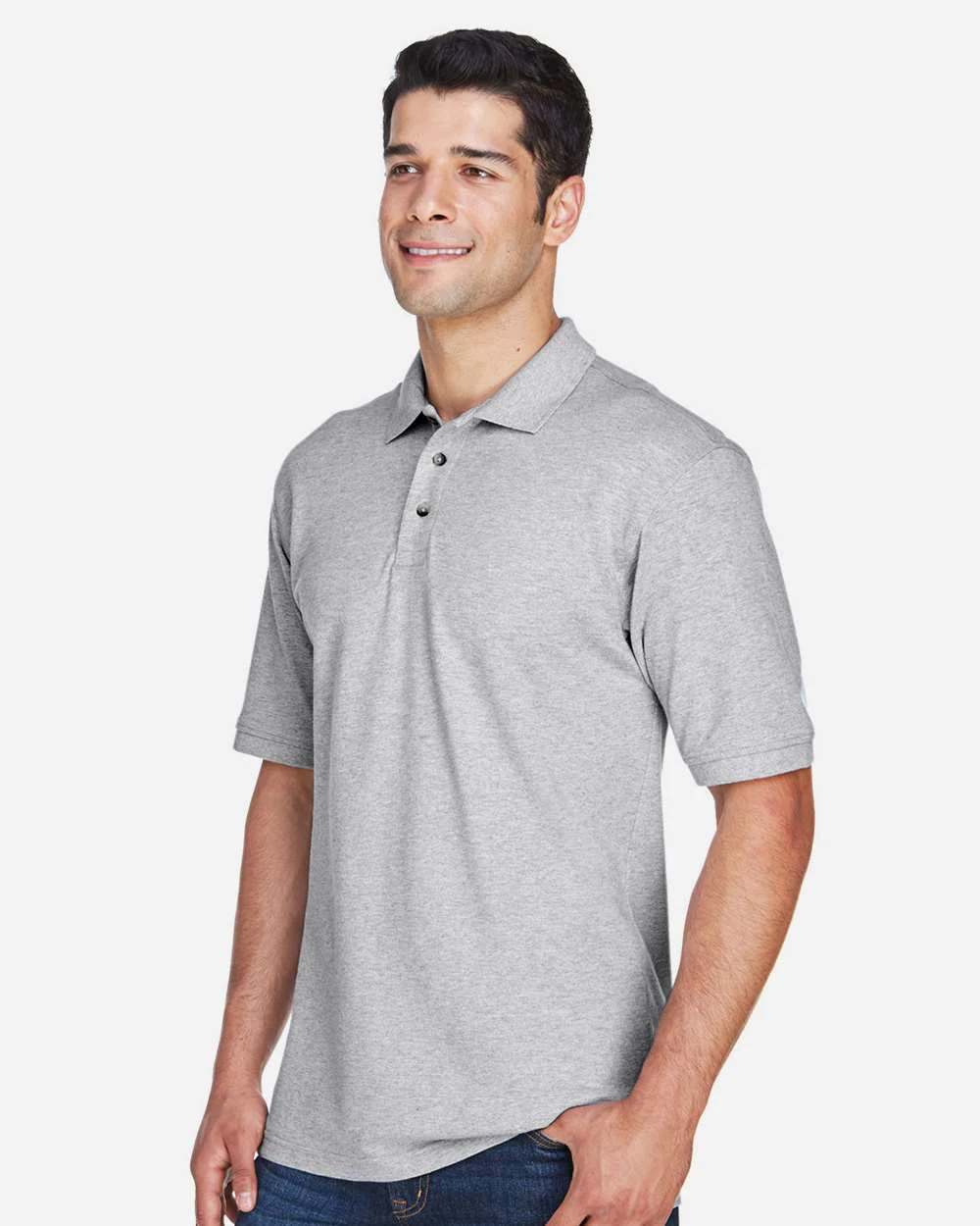 Harriton-M200T-Men's Tall Cotton Pique Polo - Image 10
