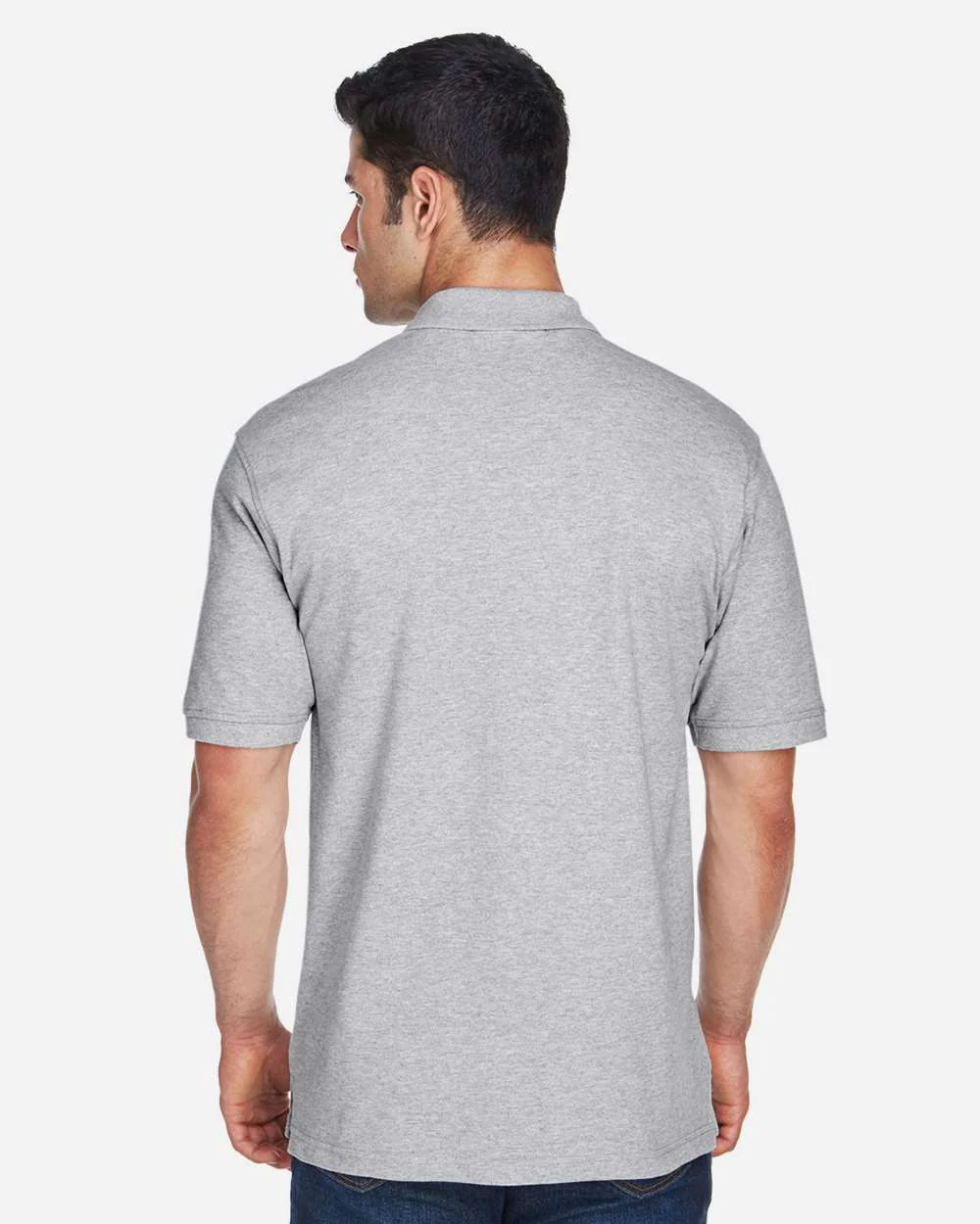Harriton-M200T-Men's Tall Cotton Pique Polo - Image 11