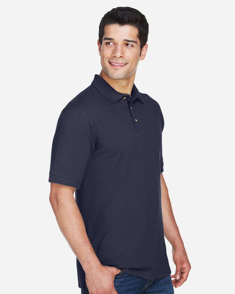 Harriton-M200T-Men's Tall Cotton Pique Polo - Image 15
