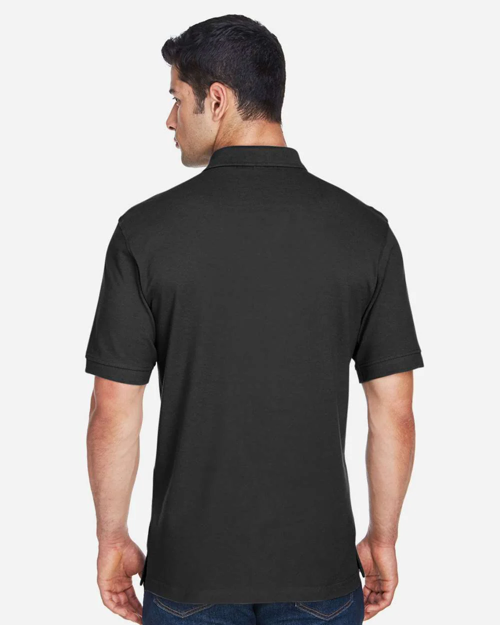 Harriton-M200T-Men's Tall Cotton Pique Polo - Image 5