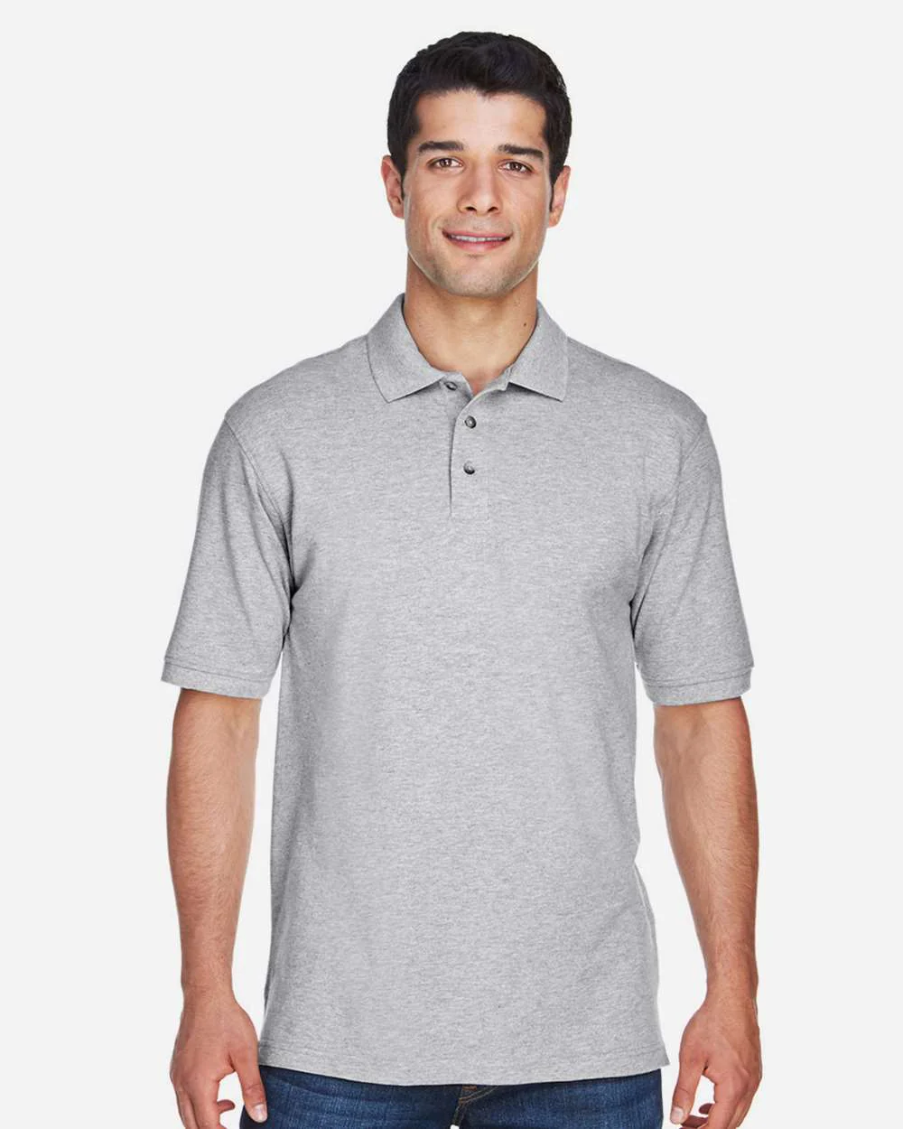 Harriton-M200T-Men's Tall Cotton Pique Polo - Image 9