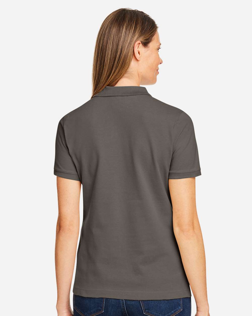 Harriton-M200W-Women's Cotton Polo - Image 13