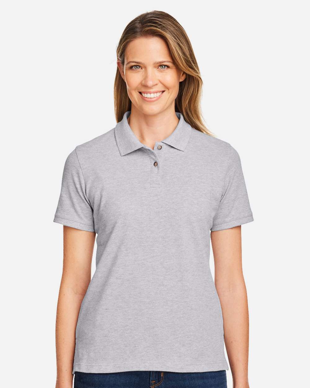 Harriton-M200W-Women's Cotton Polo - Image 17