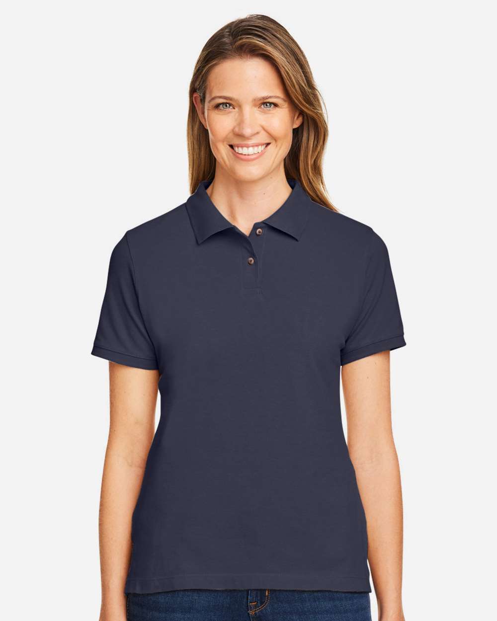 Harriton-M200W-Women's Cotton Polo - Image 23