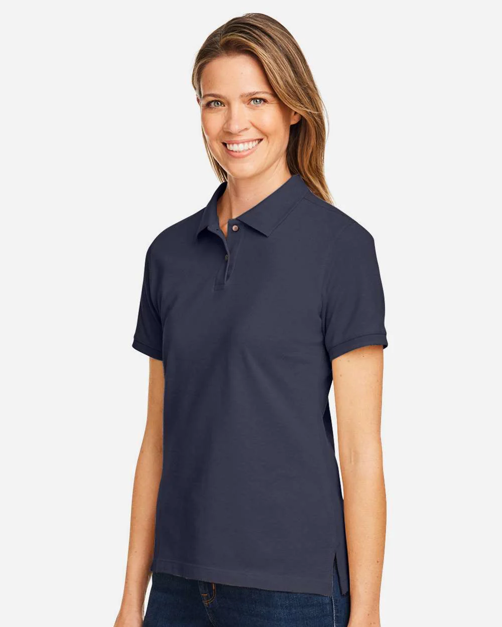 Harriton-M200W-Women's Cotton Polo - Image 24