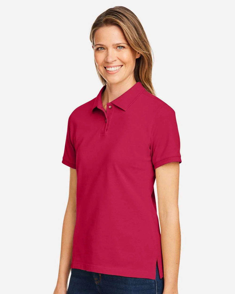 Harriton-M200W-Women's Cotton Polo - Image 30