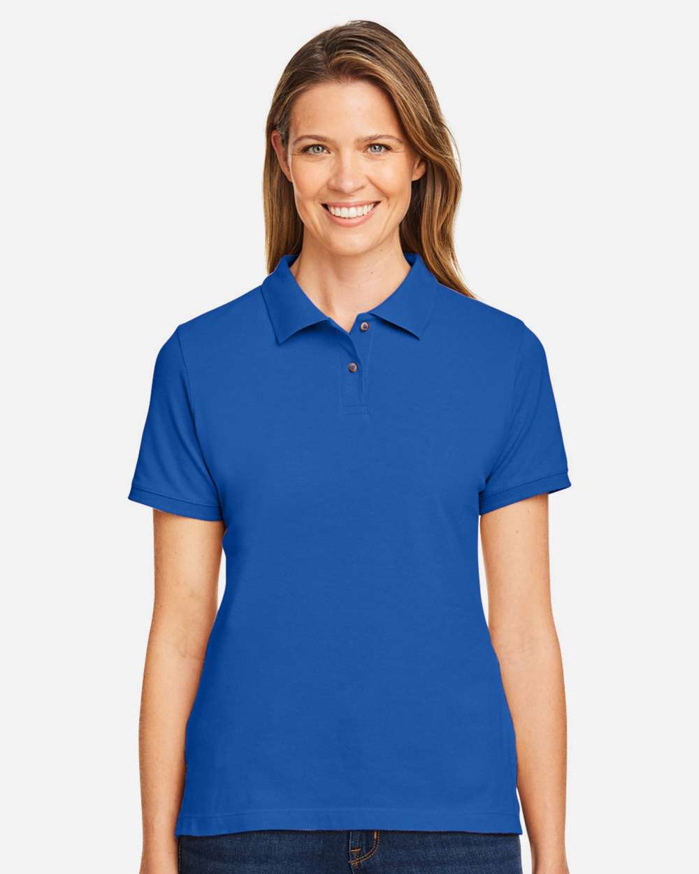 Harriton-M200W-Women's Cotton Polo - Image 35