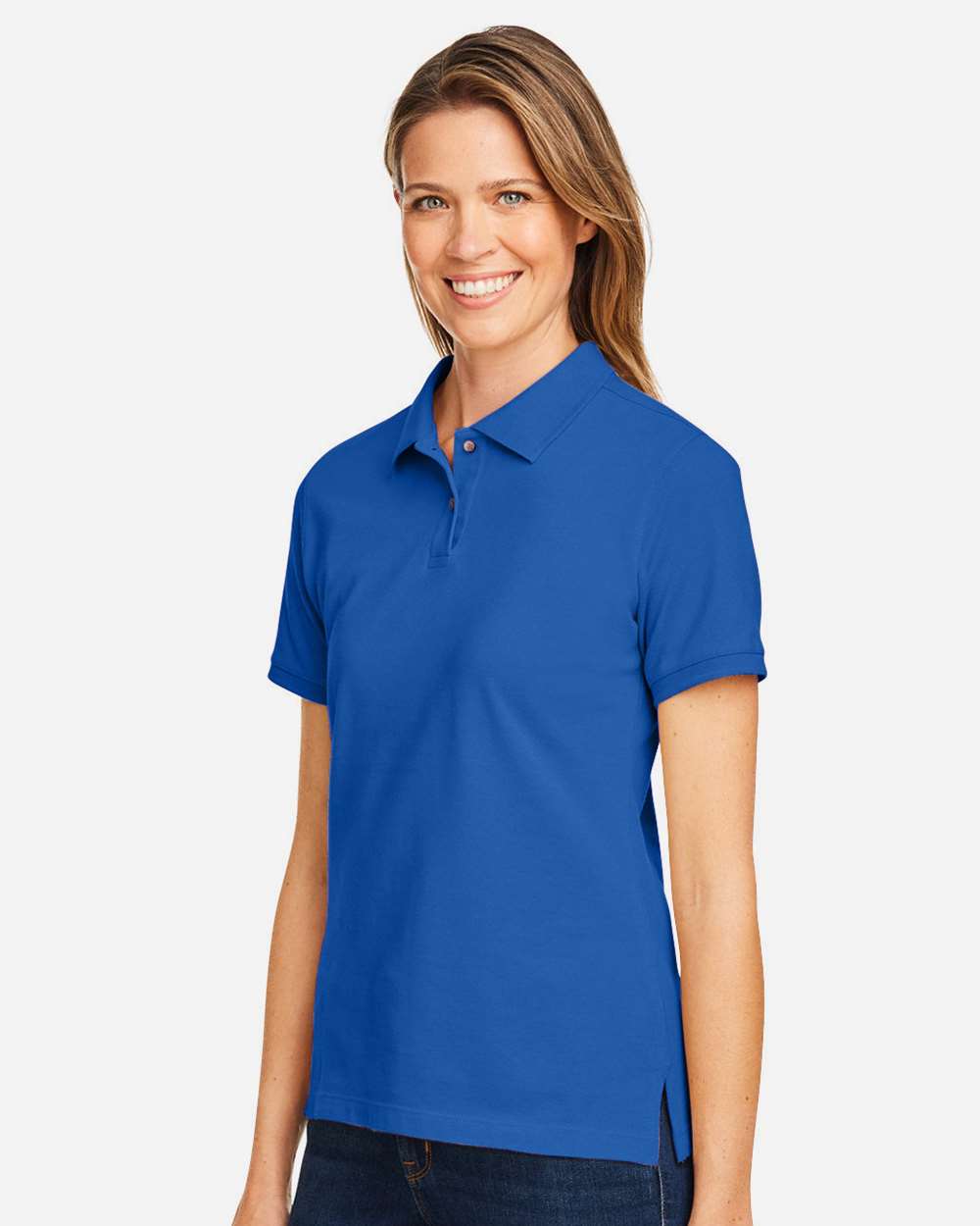 Harriton-M200W-Women's Cotton Polo - Image 36