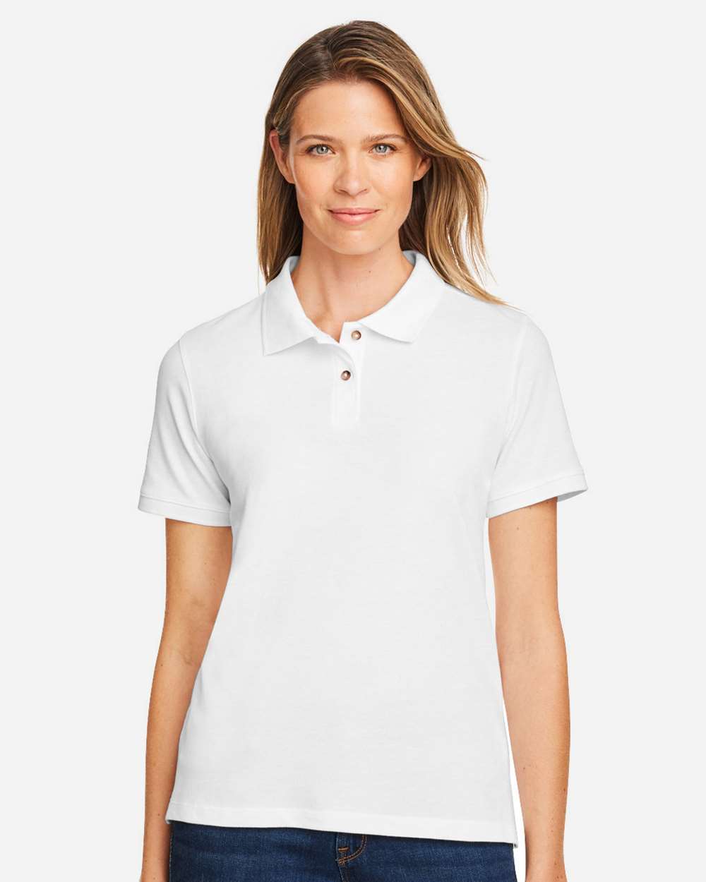 Harriton-M200W-Women's Cotton Polo - Image 41