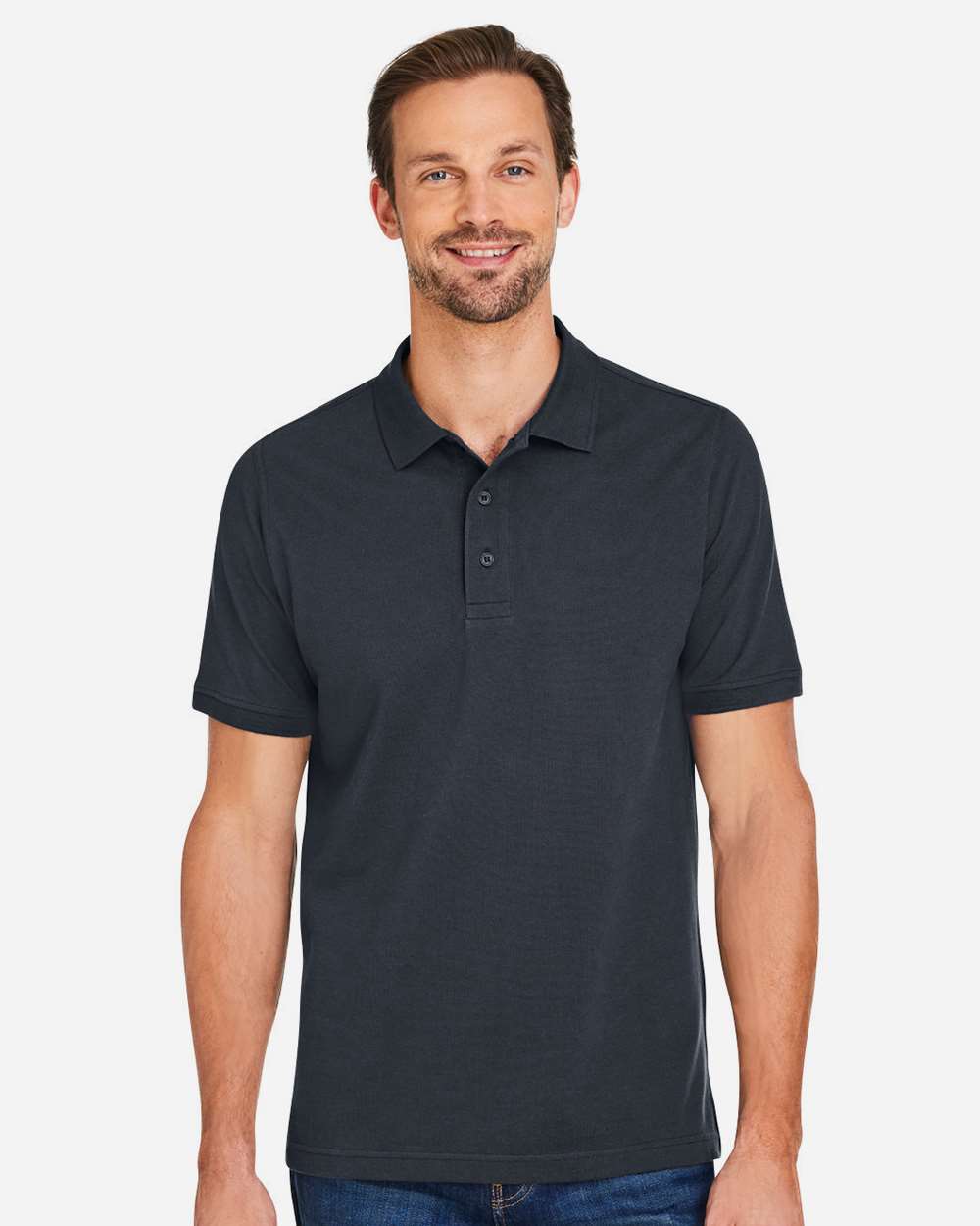 Harriton-M205-Men's Valiant Cotton Snag Protect Polo - Image 11