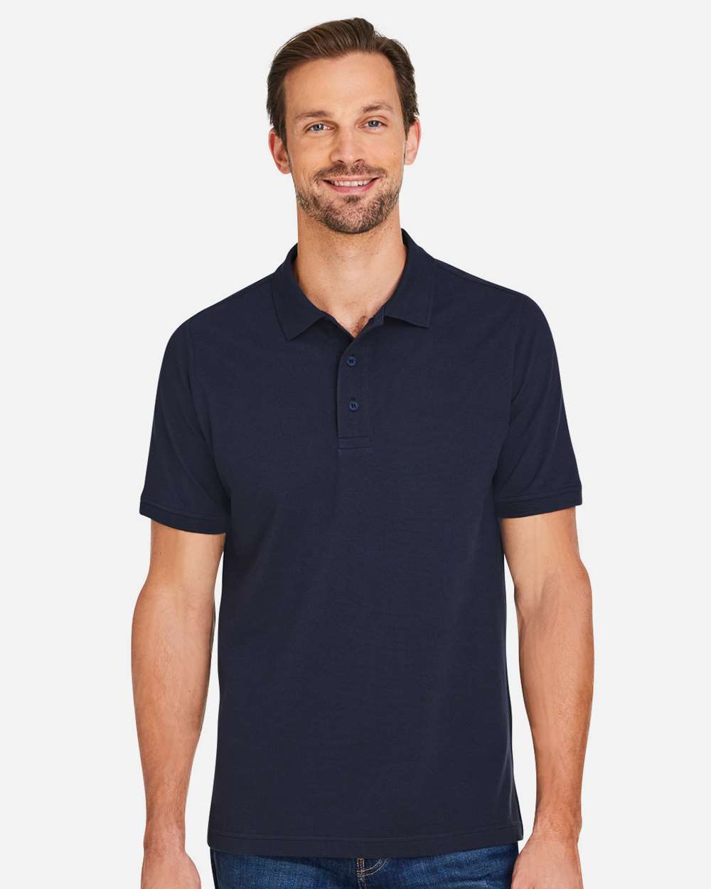 Harriton-M205-Men's Valiant Cotton Snag Protect Polo - Image 17