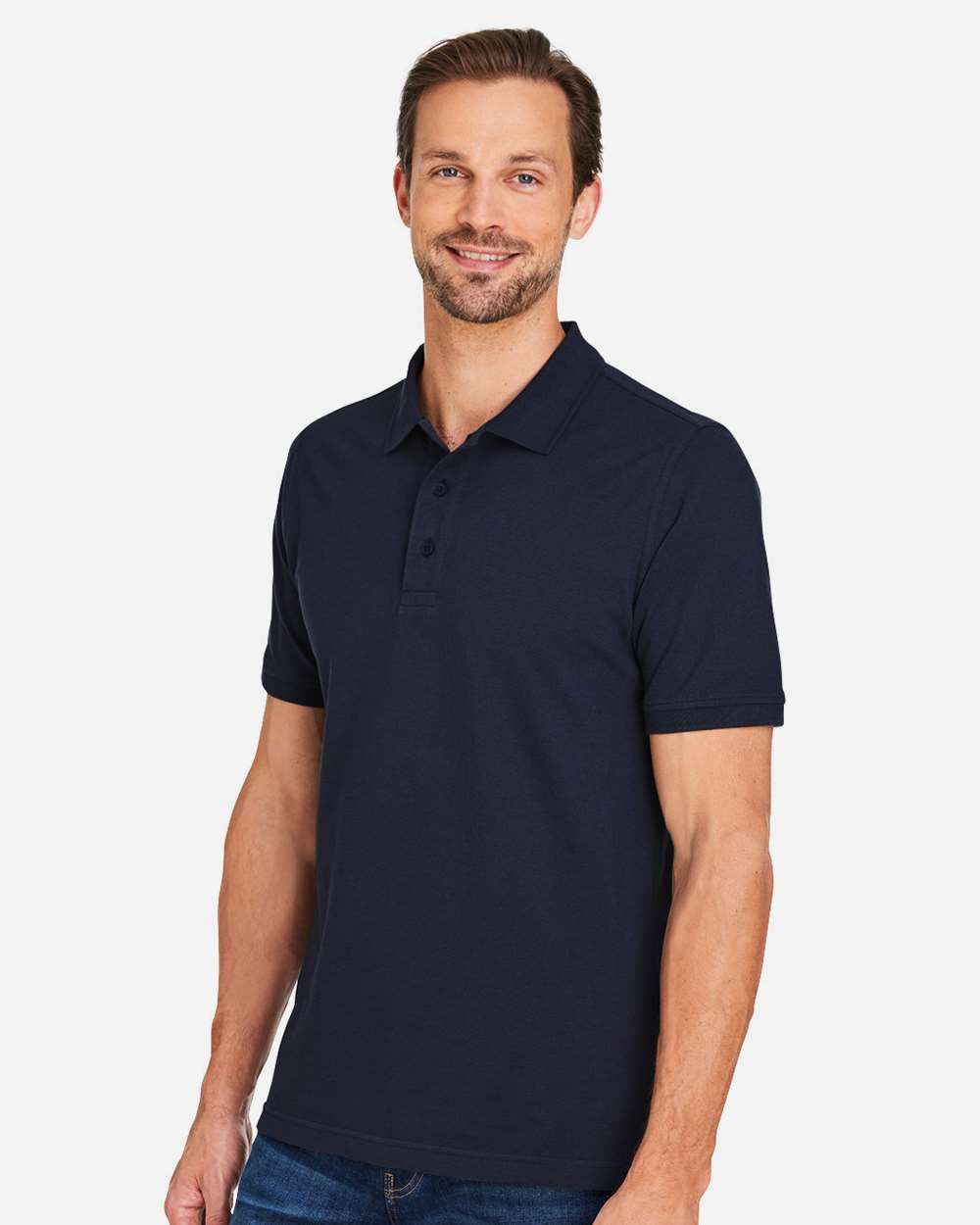 Harriton-M205-Men's Valiant Cotton Snag Protect Polo - Image 18