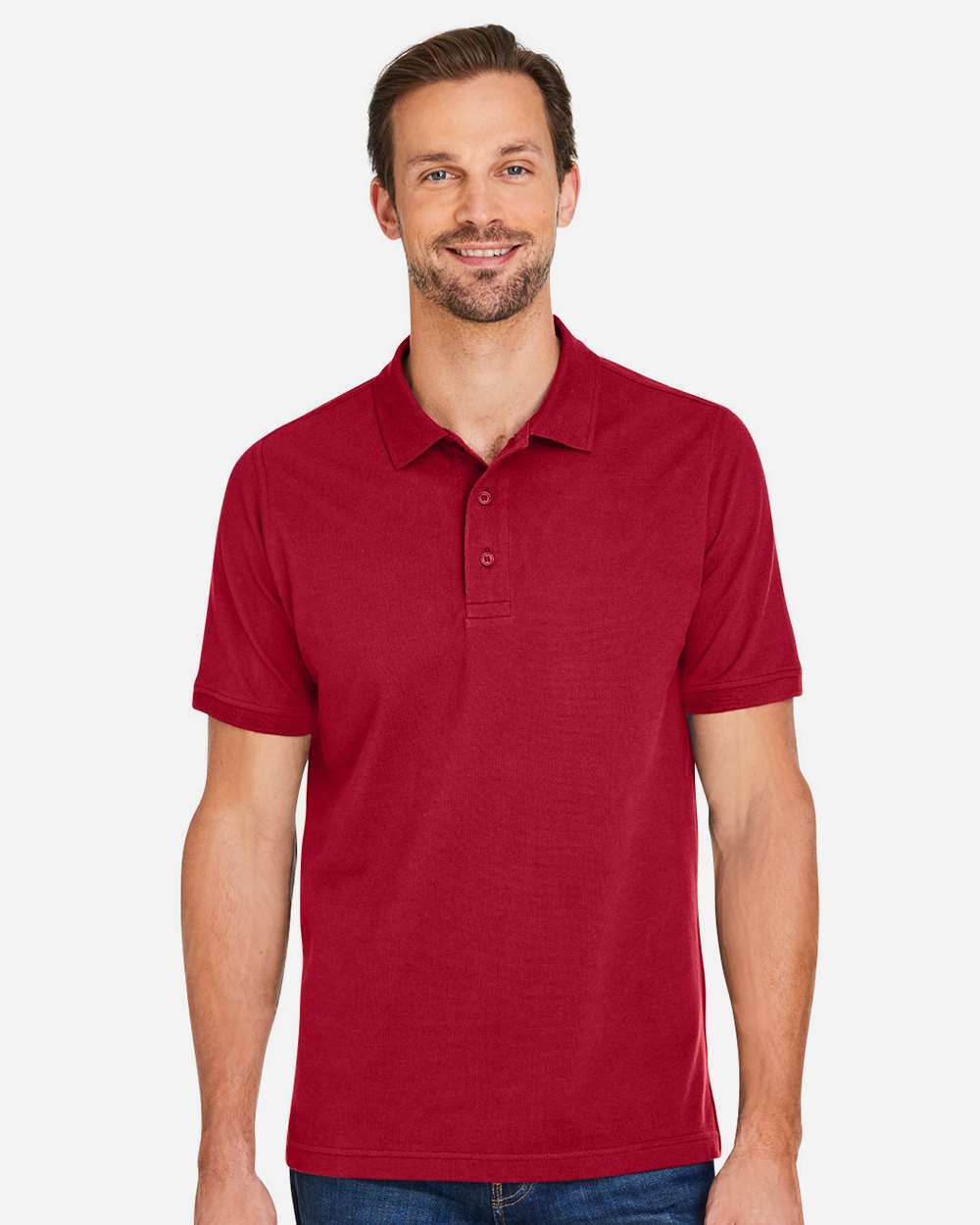 Harriton-M205-Men's Valiant Cotton Snag Protect Polo - Image 23