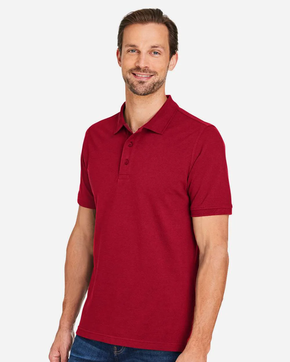 Harriton-M205-Men's Valiant Cotton Snag Protect Polo - Image 24