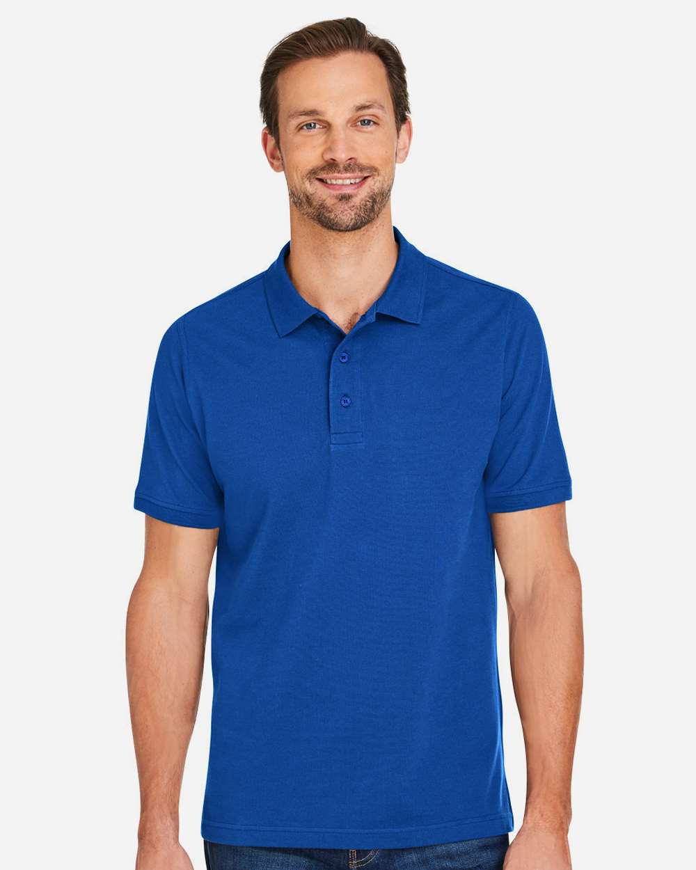 Harriton-M205-Men's Valiant Cotton Snag Protect Polo - Image 29