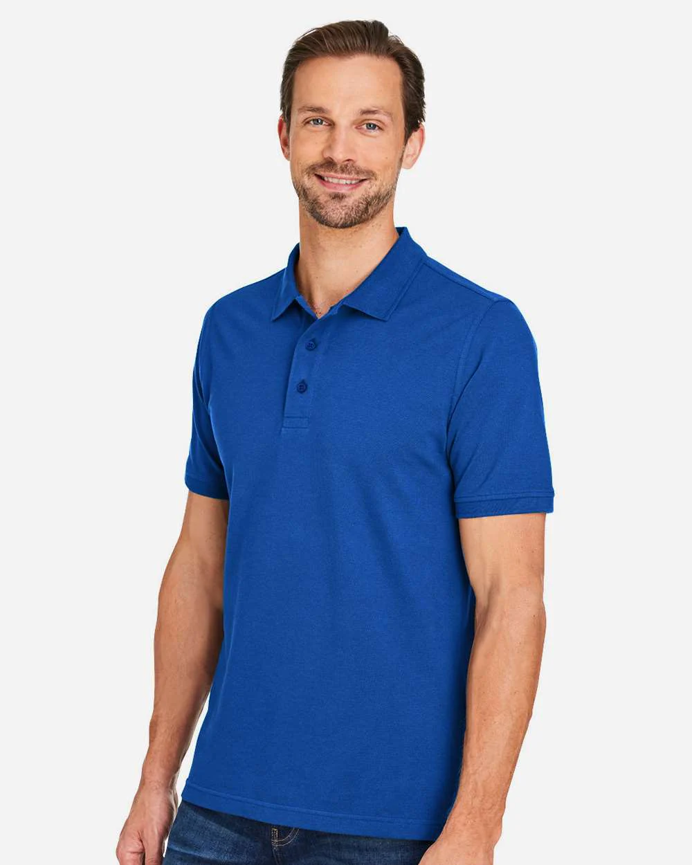 Harriton-M205-Men's Valiant Cotton Snag Protect Polo - Image 30