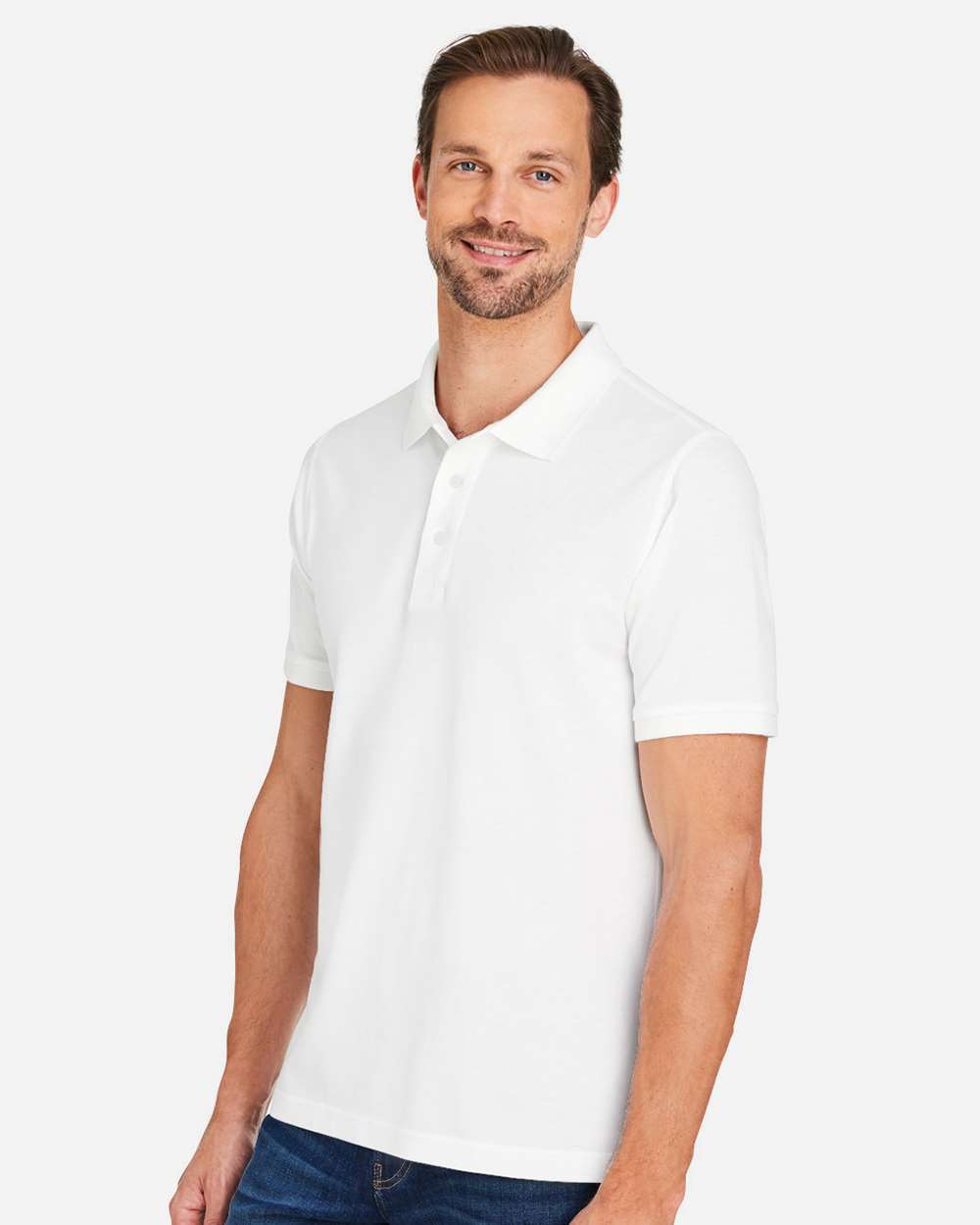 Harriton-M205-Men's Valiant Cotton Snag Protect Polo - Image 36