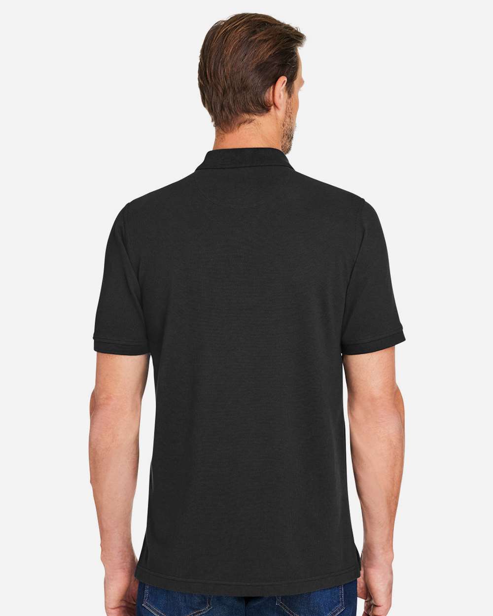 Harriton-M205-Men's Valiant Cotton Snag Protect Polo - Image 6