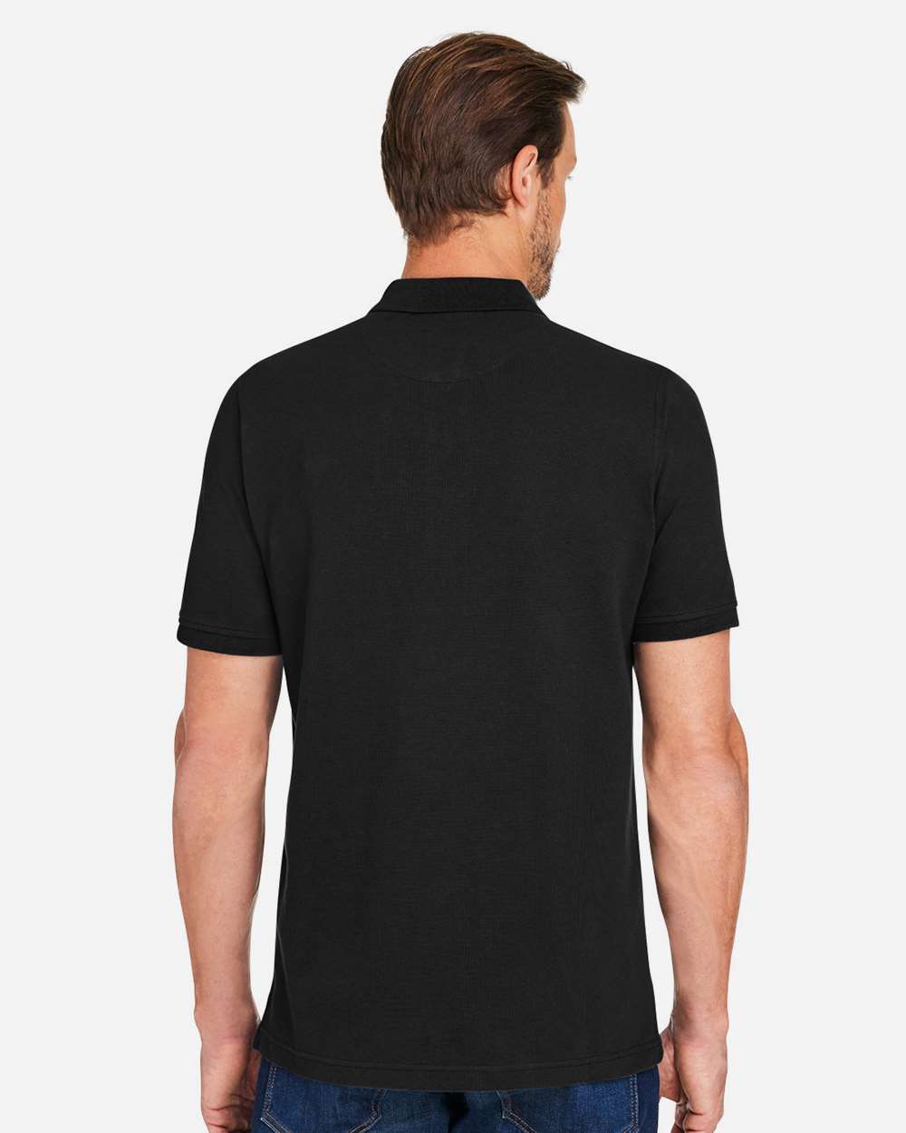 Harriton-M205P-Men's Valiant Cotton Snag Protect Pocket Polo - Image 6