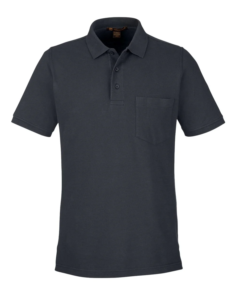 Harriton-M205P-Men's Valiant Cotton Snag Protect Pocket Polo - Image 8
