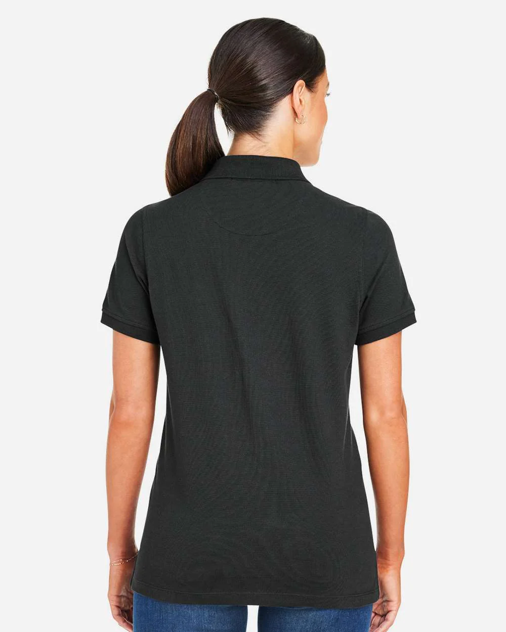 Harriton-M205W-Women's Valiant Cotton Snag Protect Polo - Image 6