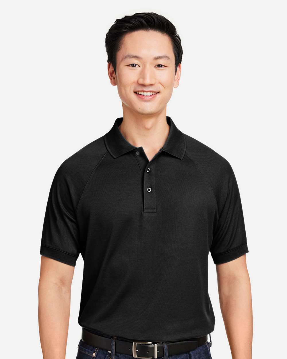 Harriton-M208-Men's Charge Snag and Soil Protect Polo - Image 4