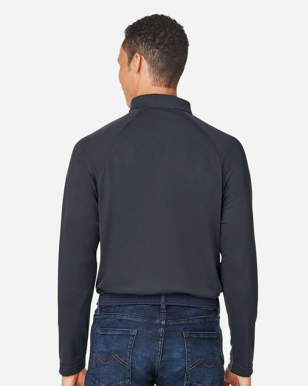 Harriton-M208L-Men's Charge Snag and Soil Protect Long Sleeve Polo - Image 13