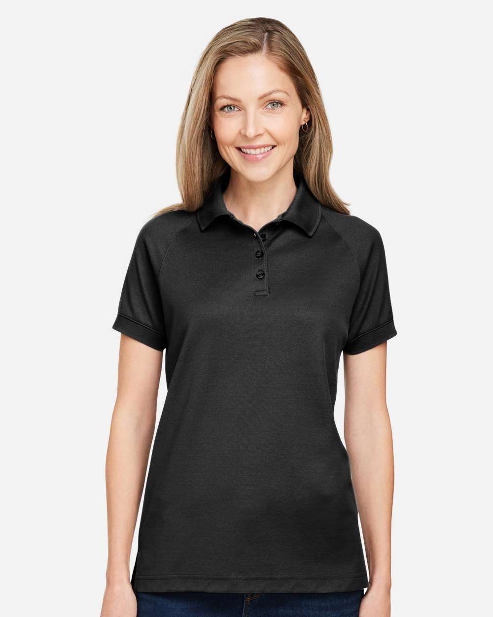 Harriton-M208W-Women's Charge Snag and Soil Protect Polo - Image 4