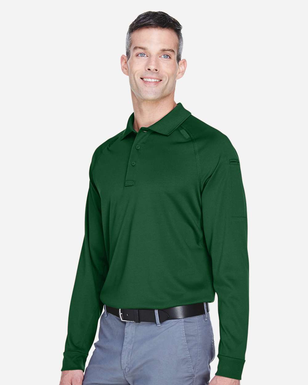 Harriton-M211L-Men's Advantage Long Sleeve Tactical Polo - Image 15