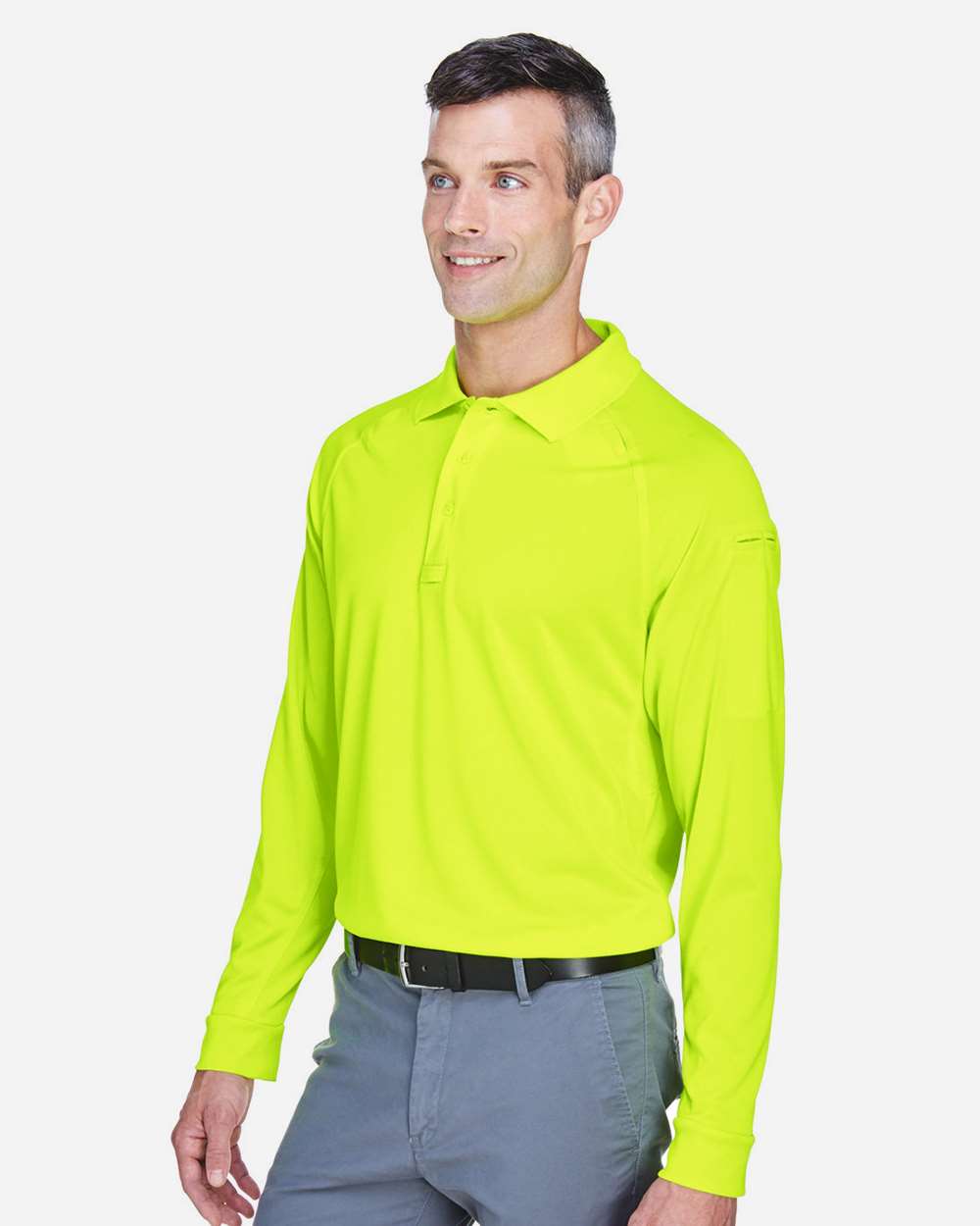 Harriton-M211L-Men's Advantage Long Sleeve Tactical Polo - Image 35