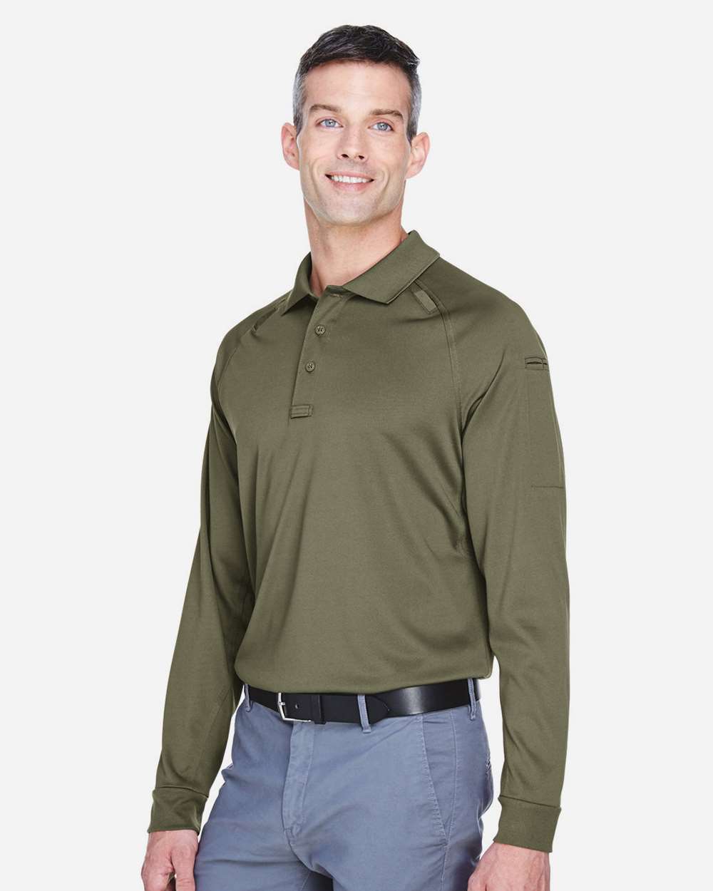 Harriton-M211L-Men's Advantage Long Sleeve Tactical Polo - Image 40