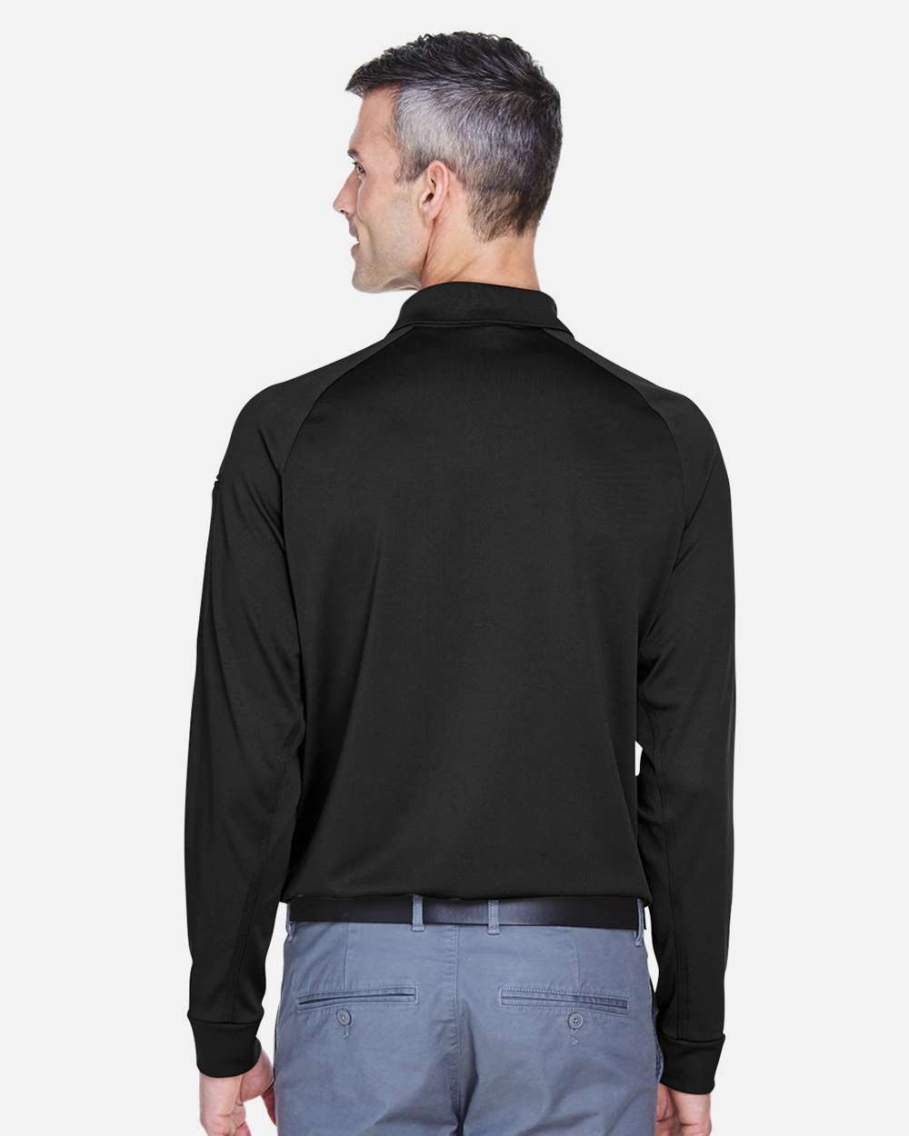Harriton-M211L-Men's Advantage Long Sleeve Tactical Polo - Image 5