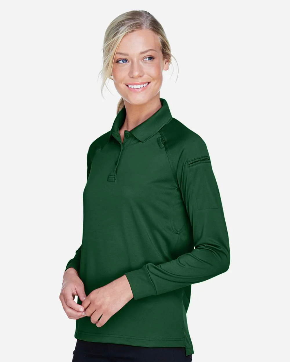 Harriton-M211LW-Women's Advantage Long Sleeve Tactical Polo - Image 15