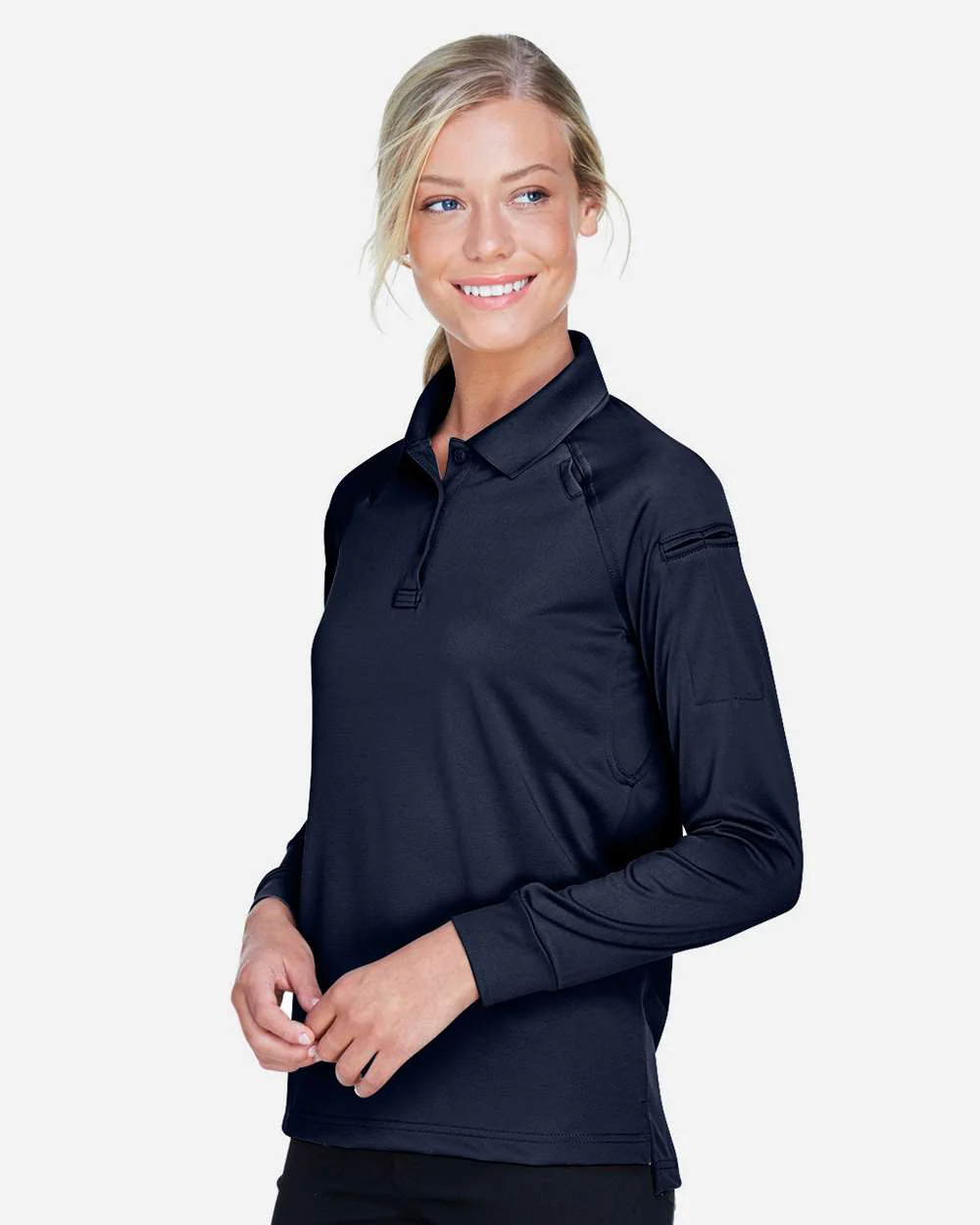 Harriton-M211LW-Women's Advantage Long Sleeve Tactical Polo - Image 20