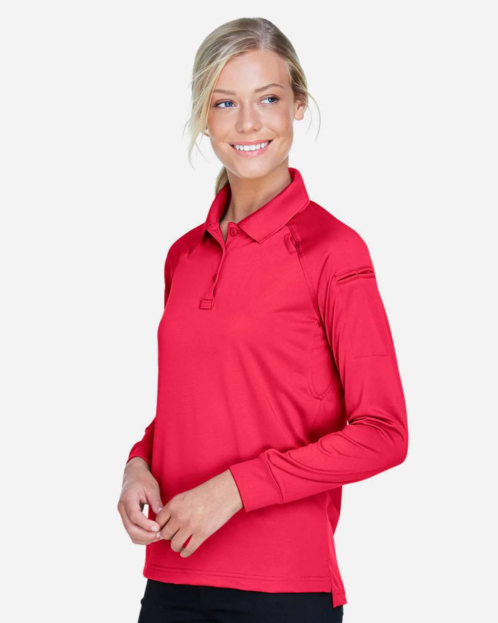 Harriton-M211LW-Women's Advantage Long Sleeve Tactical Polo - Image 30